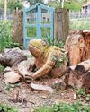 Toad sculpture is given new home at listed hall