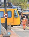 Metro hits car at level crossing11
