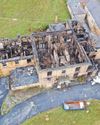 Blaze at derelict stately home8