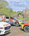Casualty who fell down slope near castle rescued Casualty who fell down slope near castle rescued3