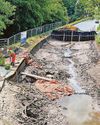 Canal is drained after springing a fresh leak13