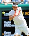 Fritz powers his way into Wimbledon semi40