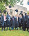 Day of celebration for uni graduates0