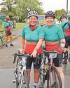 Cyclists pedal 100km to raise £15k for air medics13