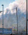 Stay away plea as blaze rages at storage company13