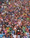 Runners beat the heat as sun shines on marathon Runners beat the heat as sun shines on marathon