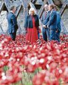 Queen launches ceramic poppy tribute at Tower Queen launches ceramic poppy tribute at Tower