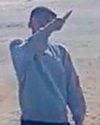 Knifeman on busy beach threatened to stab man19