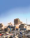 Israeli strike demolishes Gaza offices15