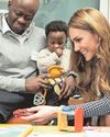 Kate bonds with tots at health visitor project13