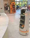 Garden centre where a robot serves you cake33