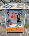 Buckets of kindness at beach toy library Buckets of kindness at beach toy library3
