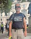 Protester dons satirical T-shirt to 'avoid arrest' at Palestine Action demo Protester dons satirical T-shirt to 'avoid arrest' at Palestine Action demo4