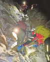 Family rescued after getting stuck on peak1
