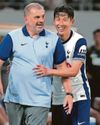 Captain Son hails Big Ange as a Spurs legend Captain Son hails Big Ange as a Spurs legend46