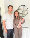 Parents' joy after birth of baby injured in womb Parents' joy after birth of baby injured in womb12