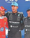 Hamilton and Russell on front row in Spain Hamilton and Russell on front row in Spain39