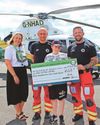 Boy’s epic swim to raise funds for service which saved his grandad's life9