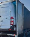 Driver stopped for van sticking out of lorry Driver stopped for van sticking out of lorry