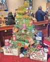 Tree created by nursery school pupils is a real treat22