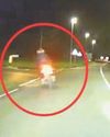 Dangerous biker fleeing police at 125mph ended up crashing into gate5