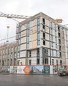 Huge new student complex starting to tower over town centre0
