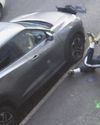 Knife-wielding thug run over twice during brawl in street10