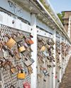 Looking for lovely ways to use locks removed from bridge1