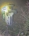 'Lucky escape' for teenagers after car plunges down bank fleeing police8