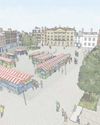 Concern about loss of cobbles in market square revamp plan Concern about loss of cobbles in market square revamp plan16