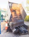 Two held after manure dumped at factory gate