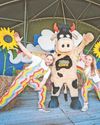 May Day fun at the farm May Day fun at the farm