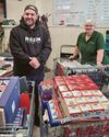Pub's donations to support food bank Pub's donations to support food bank