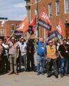 Taxi drivers hold protest rally over new rule on five-year-old vehicles6