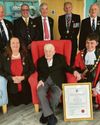 Freedom of borough honour goes to Donald, 110, for bravery in WW23