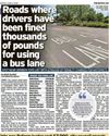 Why are so many drivers caught out by this bus lane?14