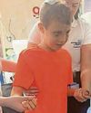 Boy takes first steps after accident Boy takes first steps after accident