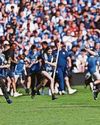 Pitch invasion by fans set to spark 'significant fine' for Blues Pitch invasion by fans set to spark 'significant fine' for Blues