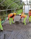 M6 workers dig deep to create garden oasis10