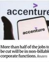 Accenture to cut 19K jobs, trims forecasts