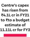 Capex pace to be kept in FY26 too: Minister