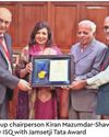 Kiran Mazumdar-Shaw gets Jamsetji Tata Award