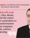 Ambani announces Ira Bindra as group president for entire human resources at Reliance