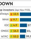 Investments by central agencies & CPSEs decline 10% in Apr-Nov