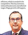 'Higher corporate efficiency also behind lower wage growth'