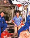 Stuck Astronauts Hail Newly-Arrived Replacements44