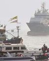 Navy boat hits ferry off Mumbai coast, 13 dead