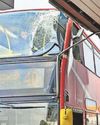 Double-decker bus hits hospital front entrance3