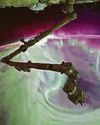 Astronaut snaps green aurora pics Astronaut snaps green aurora pics