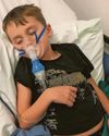 'His asthma was so bad he's been hospitalised 38 times' 'His asthma was so bad he's been hospitalised 38 times'